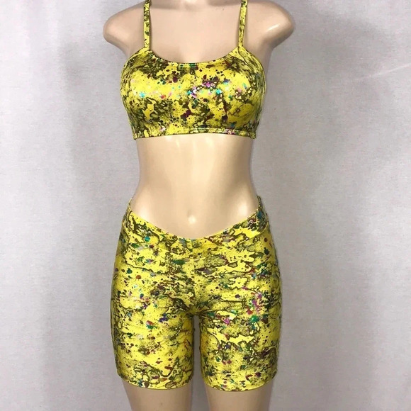 Zuliana Designer Activewear Two Piece Set Made In USA NWT - Picture 1 of 6
